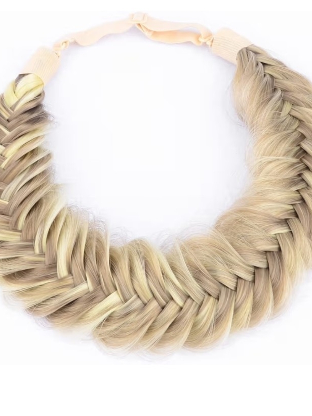 Blonde Fishtail Braid Headband